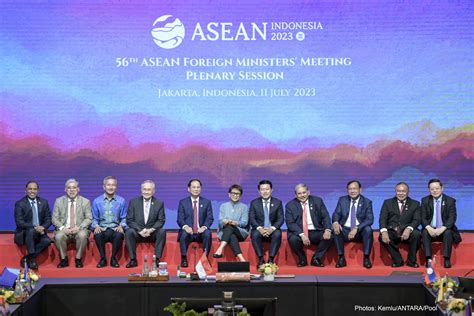 Secretary-General of ASEAN attends 56th ASEAN Foreign Ministers ...