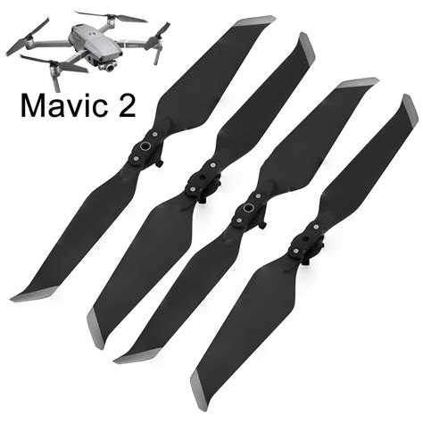 4PCS Low-Noise Props Propeller for DJI Mavic 2 Pro Zoom Quick-Release Blade 8743 Noise Reduction ...