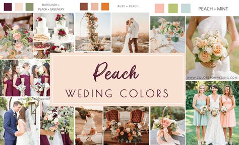 Top 18 Peach Wedding Colors for 2024 | CFC