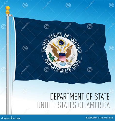 US Department of State Flag, United States Stock Vector - Illustration ...