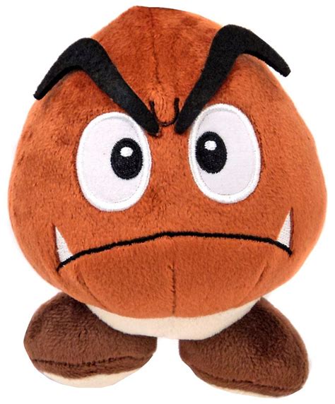 Super Mario Bros Goomba 5 Plush San-Ei - ToyWiz