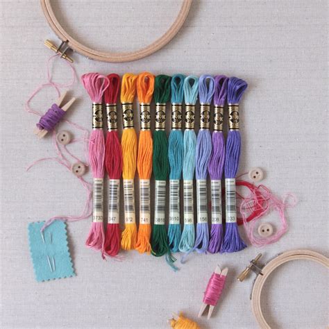 Benzie: A fanfare of felt.: Embroidery Floss