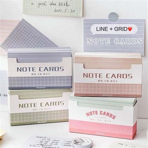 SDSAFX Thickened Grids Line To Do List Office Supplies Message Notes Index card Memo Note Cards ...