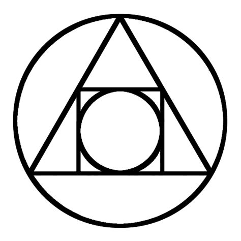 Alchemical symbol of Transmutation. Used and... - Archaeolyptic Plane