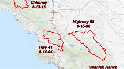 Mid-August marks anniversary of major wildfires within SLO County