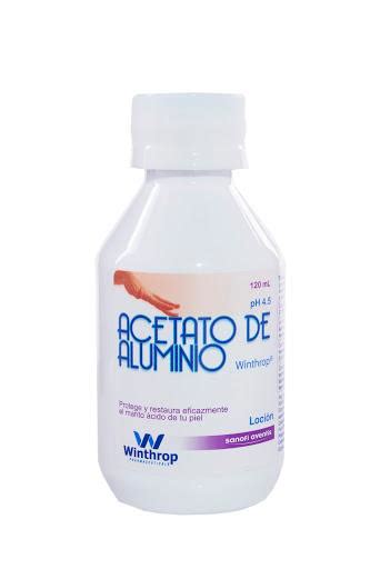 Acetato De Aluminio Genfar P.H 4.5 Loción Frasco x 120 ml