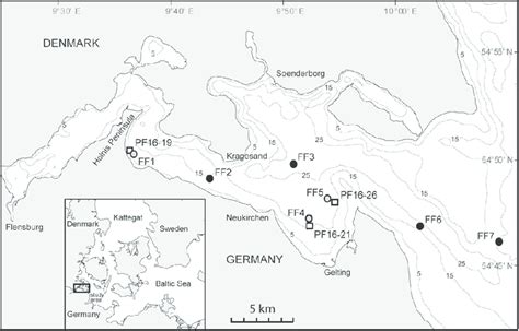 Map of study area of Flensburg Fjord (design by courtesy of Anna... | Download Scientific Diagram