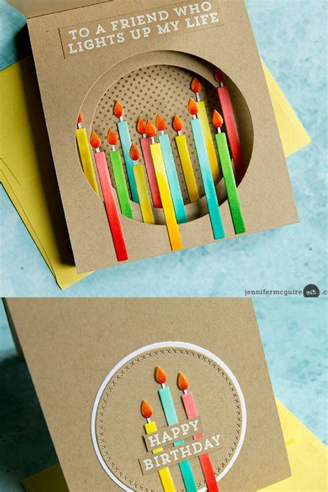 Inside Tunnel Cards - Jennifer McGuire Ink | Handmade birthday cards ...