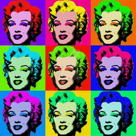 Famosos Marilyn Monroe Andy Warhol AR93 - Ivango