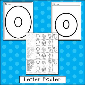 Letter O | Letter of the Week | Activities | Phonics | Alphabet | TPT