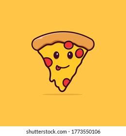 Cartoon Pizza Face