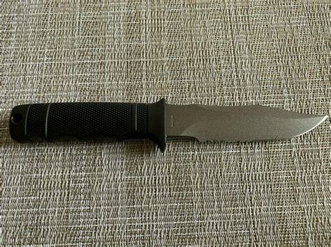 SOG Seal Pup Fixed Blade Knife Black Glass-Reinforced Nylon AUS-8 Steel M37K | #3776428740