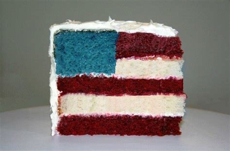 4th Of July Flag Cake - Celebrations at Home