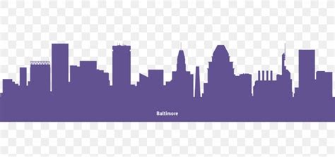 Baltimore Skyline Silhouette, PNG, 1174x555px, Baltimore, Building ...