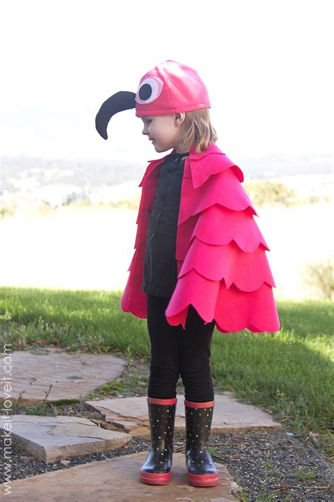 Simple Flamingo Costume.....for any age! | Make It and Love It