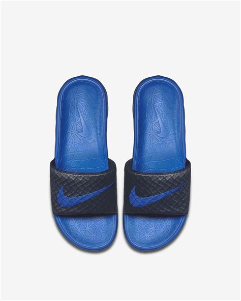 Nike Benassi Solarsoft 2 Men's Slide - 6 Blue | Mens slides, Nike ...