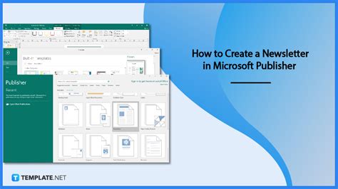 How to Create a Newsletter in Microsoft Publisher | Free & Premium ...