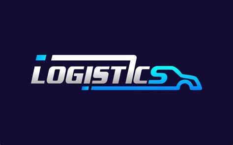 Logistics Auto Truck Transport Logo Design Template