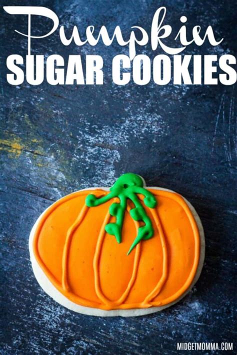 Pumpkin Sugar Cookies with Homemade Royal Icing With homemade Cookies ...