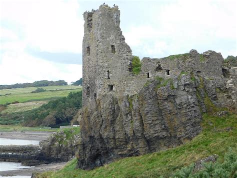 Dunure Castle Ruins Photograph by Brian McKechnie - Fine Art America