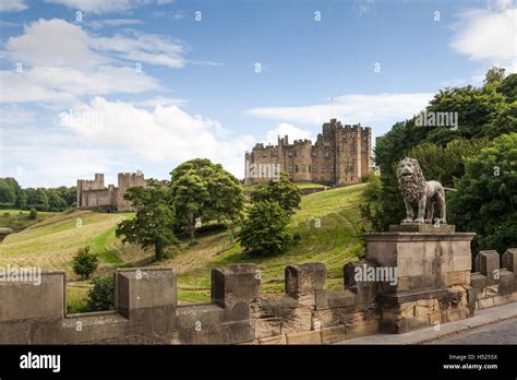 Alnwick Castle, home of the Duke and Duchess of Northumberland, film ...