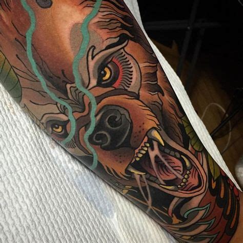 Pin by Carlos Martinez on a little bit of everything ! | Traditional bear tattoo, Bear tattoos ...