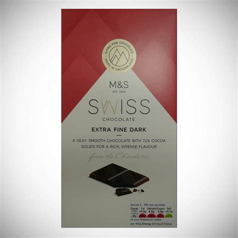 Swiss Extra Fine Dark Chocolate 125g