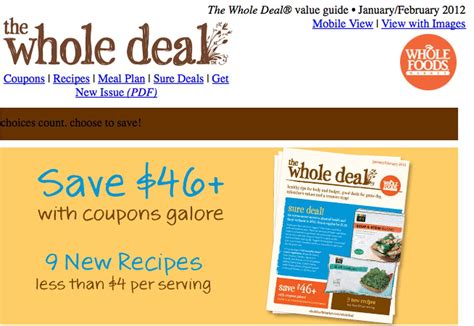 Whole Foods Market $46 in Coupons - al.com