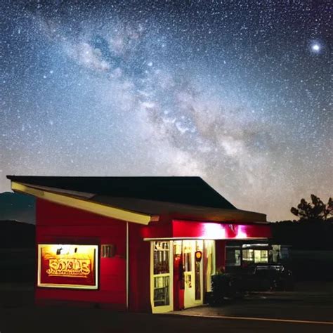 late night diner, viewed from the outside, background | Stable ...