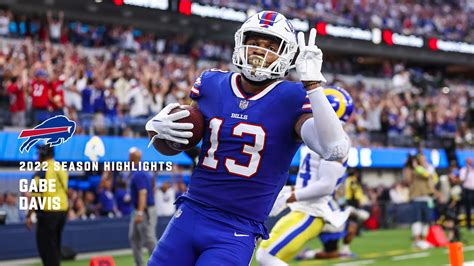 Gabe Davis' Top Plays Of The 2022 NFL Season | Buffalo Bills - YouTube