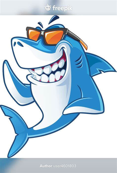 Premium Vector | Shark with sunglasses | Arte squalo, Illustrazione di pesce, Squalo