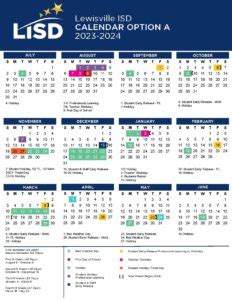 Lewisville Independent School District Calendar 2024-2025