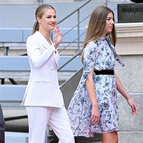 Princess Leonor Wears White Power Suit for Swearing-In Ceremony