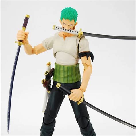 Anime One Piece Roronoa Zoro Passato Blu Variabile Boxed 18 cm Action PVC Figure Collection ...