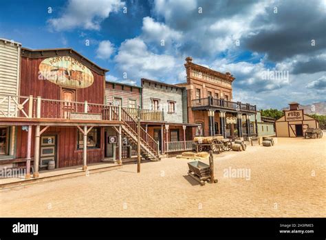 Old Western Town Saloon