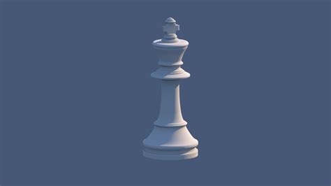 King Chess Piece 3D model | CGTrader