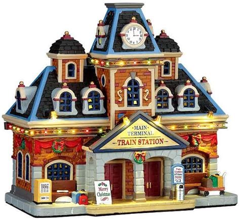 Amazon.com: christmas village train station