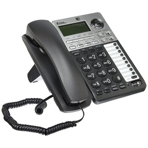 AT&T ML17939 2-Line Corded Telephone with Digital Answering System and ...