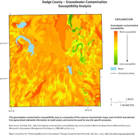 Protecting Groundwater in Wisconsin through Comprehensive Planning - Dodge County Susceptibility ...