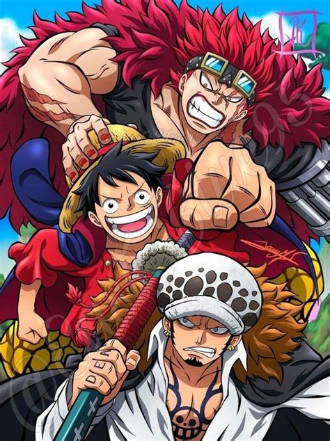 one piece characters with their arms around each other