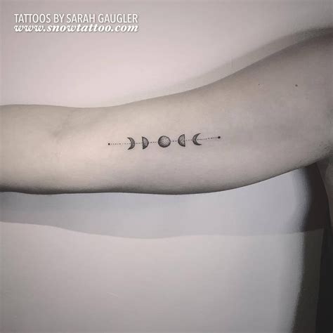 Custom Tattoos by Sarah Gaugler | Tattoos, Moon phases tattoo, Moon ...