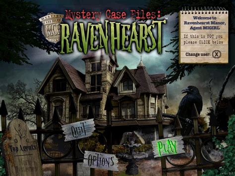 Mystery Case Files: Ravenhearst Download (2006 Puzzle Game)