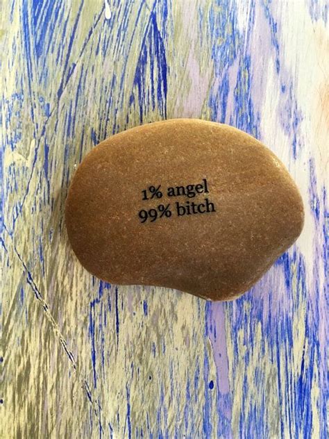 Sarcasm Rocks Funny quote Rock by BandGTreasures on Etsy | Funny quotes, Accent pieces, Rock