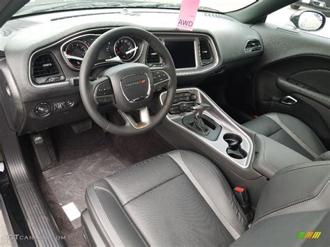 Black Interior 2019 Dodge Challenger SXT AWD Photo #129517670 ...