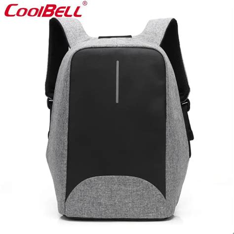 Cool Bell Waterproof 15.6 Inch Laptop Backpack Anti theft Business Backpack External Usb Charge ...