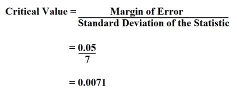 How to Calculate Critical Value.