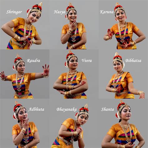 Navarasa (Nine moods) by Sreeja Renganath | Bharatanatyam poses, Dancing poses, Dance basics