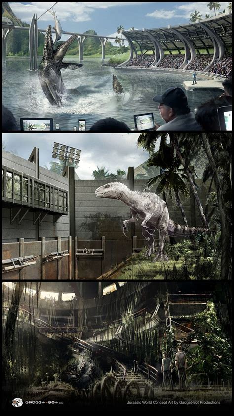 Jurassic World Concept Art by Gadget-Bot Productions | Concept Art ...