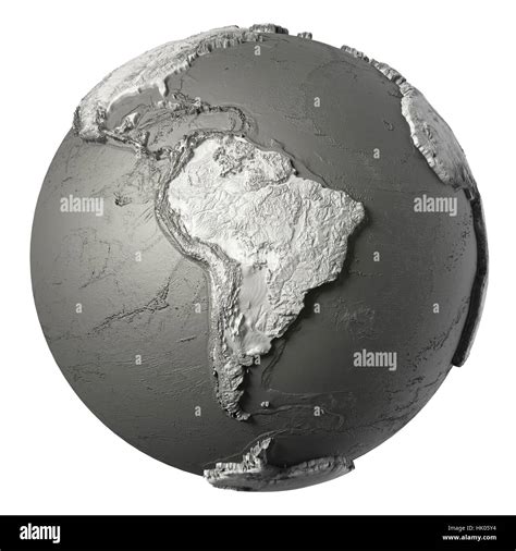 Map Of Earth Without Water