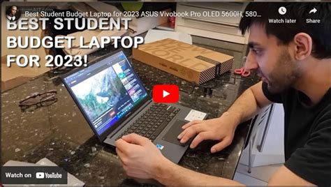 Best Student Budget Laptop for 2023 ASUS Vivobook Pro OLED 5600H, 5800H Unboxing :: The Market ...